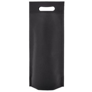 BOLSA NON WOVEN BOTELLA "PAYTON" NEGRO