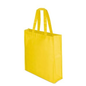 BOLSA NON WOVEN LAMINADO MATE "FERN" AMARILLO