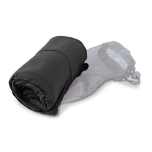 TOALLA MICROFIBRA "CAMPOAMOR" NEGRO