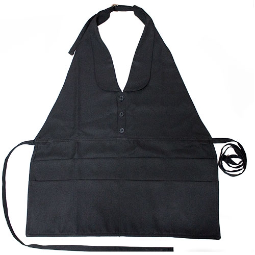 DELANTAL CHALECO NEGRO 