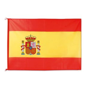 BANDERA FIESTA ESPAÑA "REGIÓN" CON ESCUDO