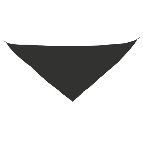 PAÑOLETA TRIANGULAR "FERMÍN" NEGRO