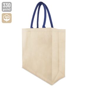 BOLSA DE ALGODON "CONFORT COLOR" AZUL