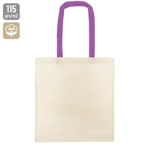BOLSA DE ALGODÓN ASA COLOR "SAGAR" LILA