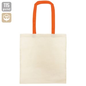 BOLSA DE ALGODÓN ASA COLOR "SAGAR" NARANJA
