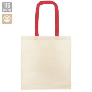 BOLSA DE ALGODÓN ASA COLOR "SAGAR" ROJO