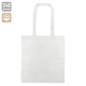 BOLSA DE ALGODON "LONDON" BLANCO