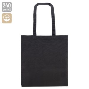 BOLSA DE ALGODON "LONDON" NEGRO
