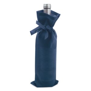 BOLSA NON WOVEN BOTELLA "MANTUA" MARINO