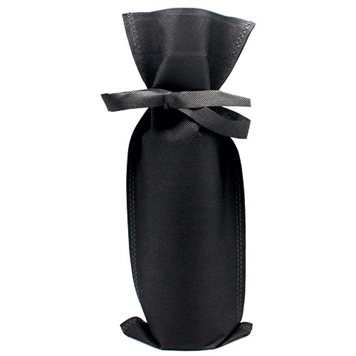 T-413-NE-500x500-1.jpg BOLSA NON WOVEN BOTELLA "MANTUA" NEGRO