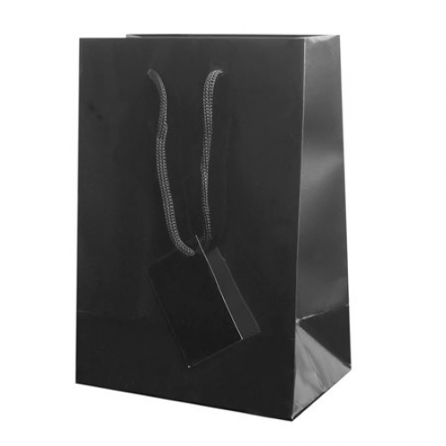 BOLSA REGALO PAPEL "CALLI" NEGRO