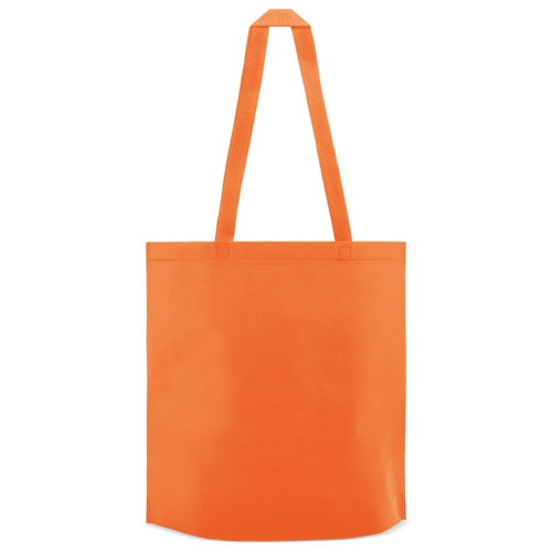 BOLSA DE ANCHO FONDO "SHOP" NARANJA