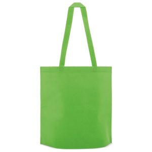 BOLSA DE ANCHO FONDO "SHOP" PISTACHO