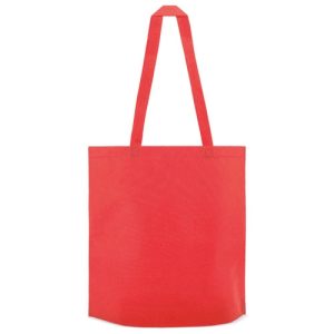 BOLSA DE ANCHO FONDO "SHOP" ROJO