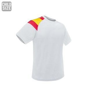 CAMISETA BANDERA NIÑO D&F "GALDANA" BLANCO 2/3