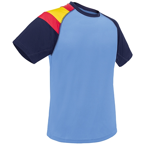 CAMISETA BANDERA D&F "ANDORRA" AZUL/ROYAL S