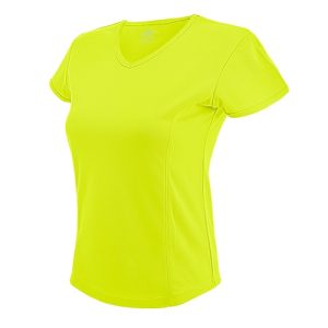 CAMISETA MUJER D&F AM FLUO S "BAYGOR" AMARILLO S