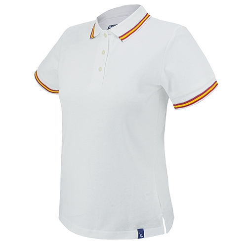 POLO BANDERA HOMBRE PIERRE DELONE "AZUR" BLANCO S