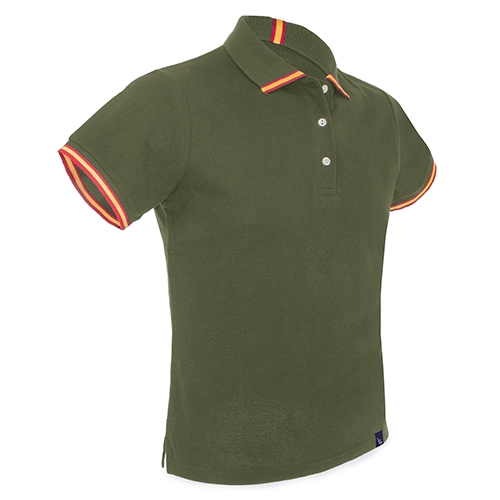 POLO BANDERA CABALLERO "PATRIOS" ESPAÑA VERDE M