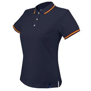 POLO BANDERA MUJER PIERRE DELONE  "AZUR" MARINO S