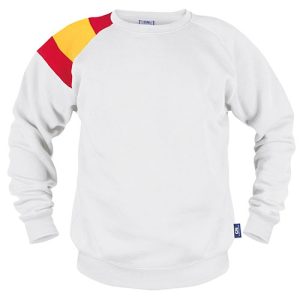 SUDADERA "NACIÓN" BLANCO XXL