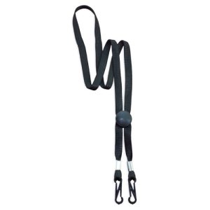 LANYARD DUO CON AJUSTE PER NEGRO