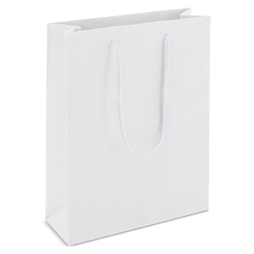 BOLSA DE CARTONCILLO ASA LOOPSE "JOANNA" BLANCO