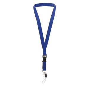 LANYARD DOBLE AZUL