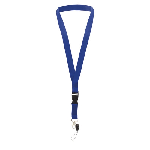 LANYARD DOBLE AZUL