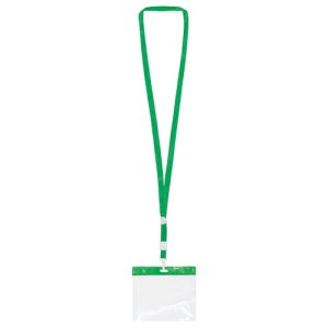 LANYARD CON ACREDITACION VERDE