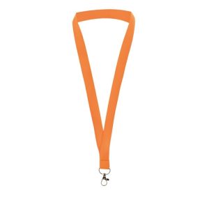 LANYARD METALICO "LITUAN" NARANJA