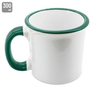 TAZA CERAMICA SUBLIMACION "NOSTALGIA" VERDE