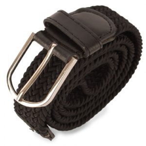 CINTURON ELASTICO "SPIKE" NEGRO