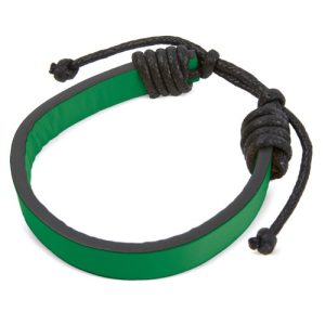 PULSERA POLIPIEL AJUSTABLE VERDE