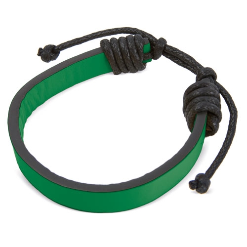 PULSERA POLIPIEL AJUSTABLE VERDE
