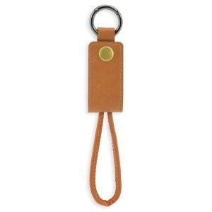 LLAVERO DUO CONECTOR MARRÓN