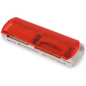 LECTOR DE TARJETAS 5 EN 1 ROJO