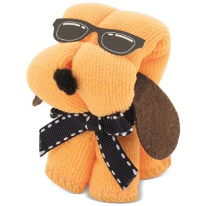 TOALLA PERRITO "SUN" NARANJA