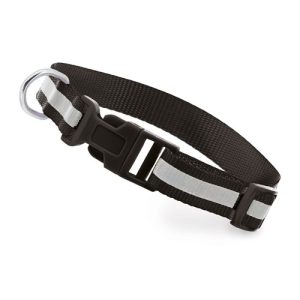 COLLAR REFLECTANTE "ANIMAL" NEGRO