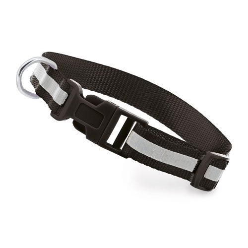 COLLAR REFLECTANTE "ANIMAL" NEGRO