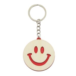 LLAVERO "SMILE" ROJO