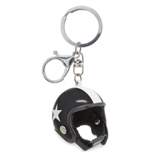 LLAVERO CASCO "CLASSIC" NEGRO