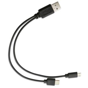 CARGADOR CONEXION MICRO USBREON NEGRO