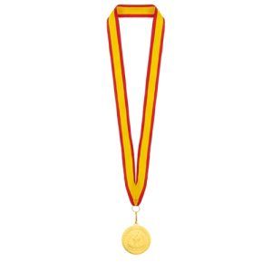 MEDALLA DE ORO "OLIMPIA" LANYARD ESPAÑA