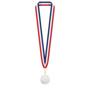 MEDALLA DE PLATA "OLIMPIA" LANYARD FRANCIA