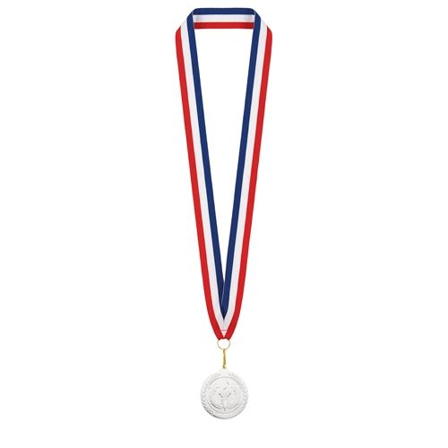 MEDALLA DE PLATA "OLIMPIA" LANYARD FRANCIA