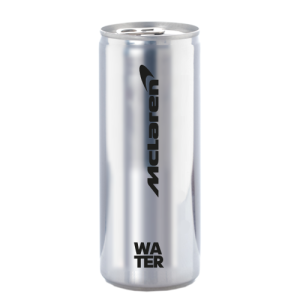 LATA AGUA 2% GAS DE ALUMINIO 25CL - IMPRESION DIRECTA 1 COLOR