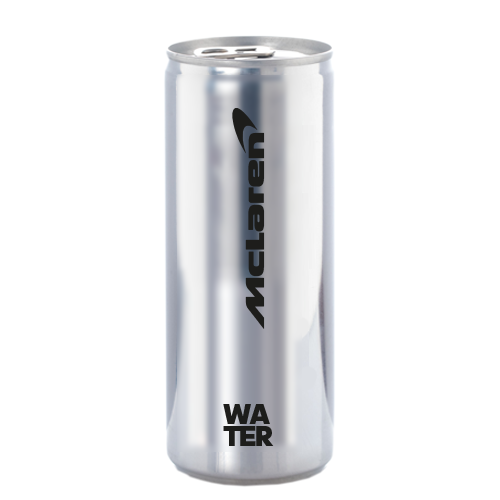 LATA AGUA 6% GAS DE ALUMINIO 25CL - IMPRESION DIRECTA 1 COLOR